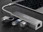 Equip Hub USB-C con 3 Puertos USB 3.0 y Puerto Gigabit Ethernet - Adaptador Multipuerto