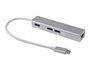 Equip Hub USB-C con 3 Puertos USB 3.0 y Puerto Gigabit Ethernet - Adaptador Multipuerto