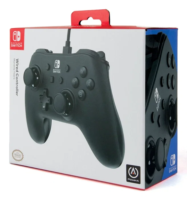 PowerA Mando con Cable para Nintendo Switch Negro PowerA Mando con Cable para Nintendo Switch Negro