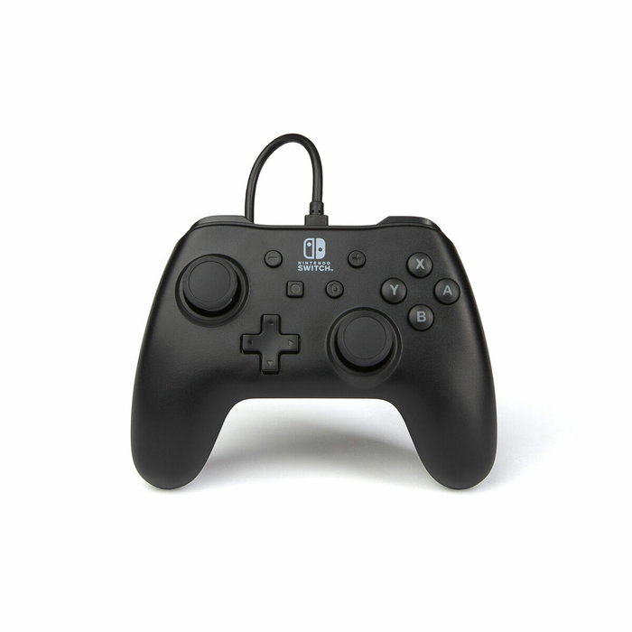 PowerA Mando Gaming con Cable USB para Nintendo Switch, Negro Mate