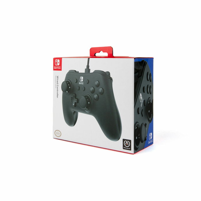 PowerA Mando Gaming con Cable USB para Nintendo Switch, Negro Mate