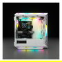 Corsair iCUE 5000T RGB Midi Tower Blanco PC Gaming con Panel de Vidrio Templado y Iluminación RGB
