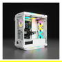 Corsair iCUE 5000T RGB Midi Tower Blanco PC Gaming con Panel de Vidrio Templado y Iluminación RGB