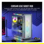 Corsair iCUE 5000T RGB Midi Tower Blanco PC Gaming con Panel de Vidrio Templado y Iluminación RGB