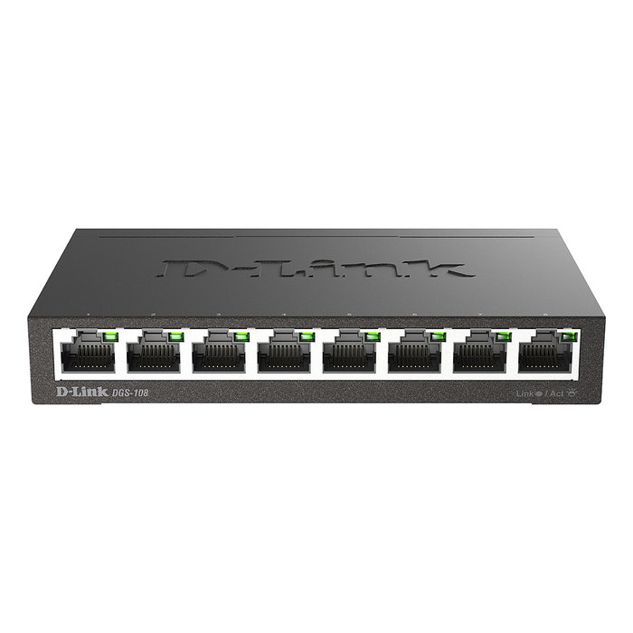 D-Link DGS-108/E Switch Gigabit de 8 puertos