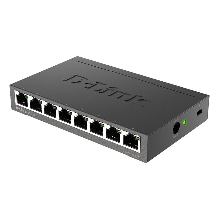 D-Link DGS-108/E Switch Gigabit de 8 puertos