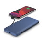 Belkin Power Bank 10,000 mAh con cables USB-C y Lightning, Azul