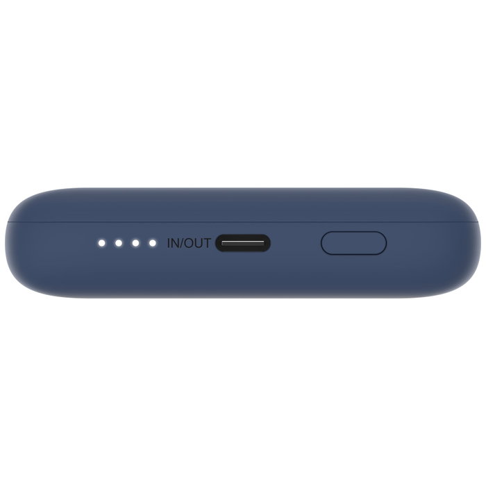 Belkin Power Bank 10.000mAh con cables Lightning y USB-C integrados - Azul