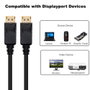 Ewent Cable DisplayPort EC1406 8K 2m Negro