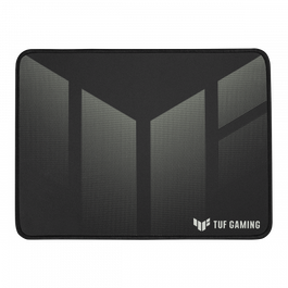 ASUS TUF P1 Gaming Mousepad - Alfombrilla para Ratón de Tela Antiderrapante, 260 x 360 mm, Negro y Gris, Resistente al Agua