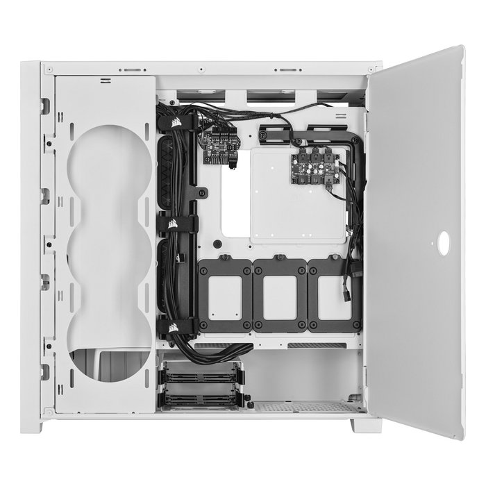 Corsair iCUE 5000X RGB QL Edition Torre Media ATX Gaming Blanco