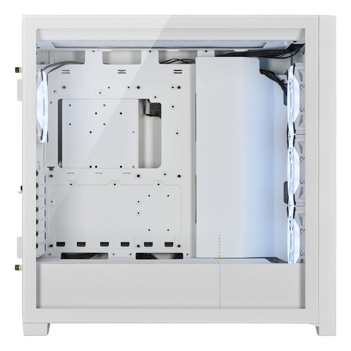 Corsair iCUE 5000X RGB QL Edition Torre Media ATX Gaming Blanco