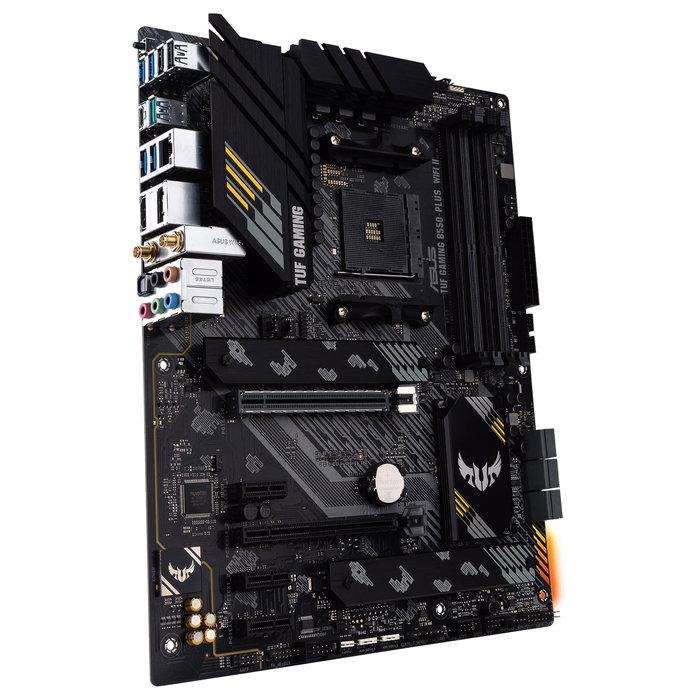 ASUS TUF GAMING B550-PLUS WiFi II (AMD AM4 ATX) Placa Base Gaming, AMD B550, Socket AM4, DDR4 128GB, Wi-Fi 6, Bluetooth 5.2, USB 3.2, 2.5Gb LAN, PCIe 4.0 ASUS TUF GAMING B550-PLUS WiFi II (AMD AM4 ATX) Placa Base Gaming, AMD B550, Socket AM4, DDR4 128GB, Wi-Fi 6, Bluetooth 5.2, USB 3.2, 2.5Gb LAN, PCIe 4.0