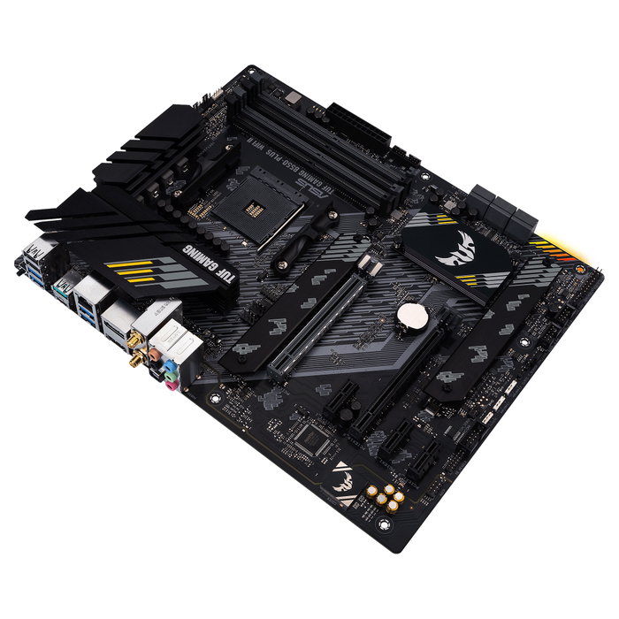 ASUS TUF GAMING B550-PLUS WiFi II (AMD AM4 ATX) Placa Base Gaming, AMD B550, Socket AM4, DDR4 128GB, Wi-Fi 6, Bluetooth 5.2, USB 3.2, 2.5Gb LAN, PCIe 4.0 ASUS TUF GAMING B550-PLUS WiFi II (AMD AM4 ATX) Placa Base Gaming, AMD B550, Socket AM4, DDR4 128GB, Wi-Fi 6, Bluetooth 5.2, USB 3.2, 2.5Gb LAN, PCIe 4.0