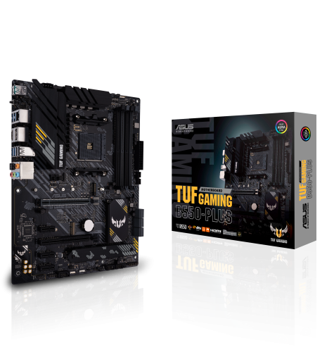 ASUS Placa Base TUF Gaming B550-PLUS WiFi II, AMD AM4, B550, DDR4, Wi-Fi 6, 2.5Gb Ethernet, ATX, Referencia 90MB19U0-M0EAY0