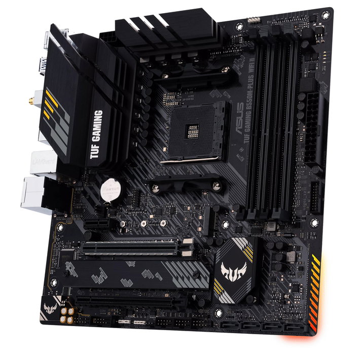 Asus TUF GAMING B550M-PLUS WIFI II Micro ATX AMD B550 Asus TUF GAMING B550M-PLUS WIFI II Micro ATX AMD B550