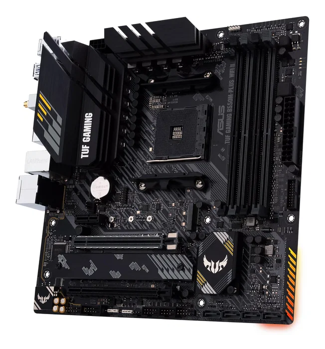 Asus TUF GAMING B550M-PLUS WIFI II Micro ATX AMD B550 Asus TUF GAMING B550M-PLUS WIFI II Micro ATX AMD B550