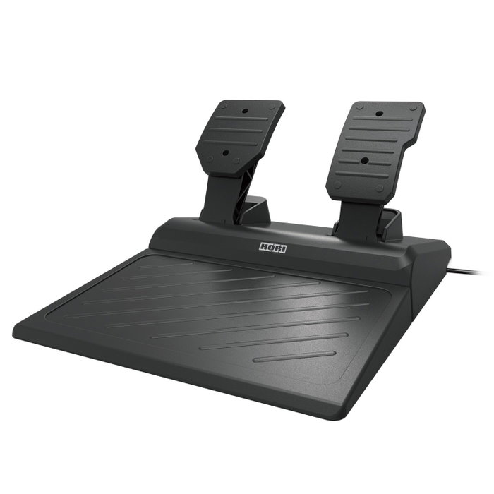 Hori Volante de carreras Overdrive con pedales, Negro