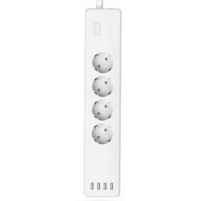 Hama Regleta Inteligente WiFi con 4 Enchufes y 4 Puertos USB, Sin Hub/Gateway, con Protección