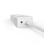 Hama Regleta Inteligente WiFi 4 Enchufes y 4 Puertos USB, Control por App y Voz con Alexa y Google, Sin Hub, Protección Sobrecarga, Blanco