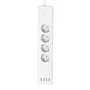 Hama Regleta Inteligente WiFi con 4 Enchufes y 4 USB, Blanco