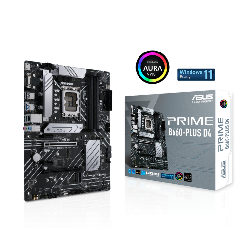 Asus Prime B660-PLUS D4 Socket 1700 DDR4 ATX Asus Prime B660-PLUS D4 Socket 1700 DDR4 ATX