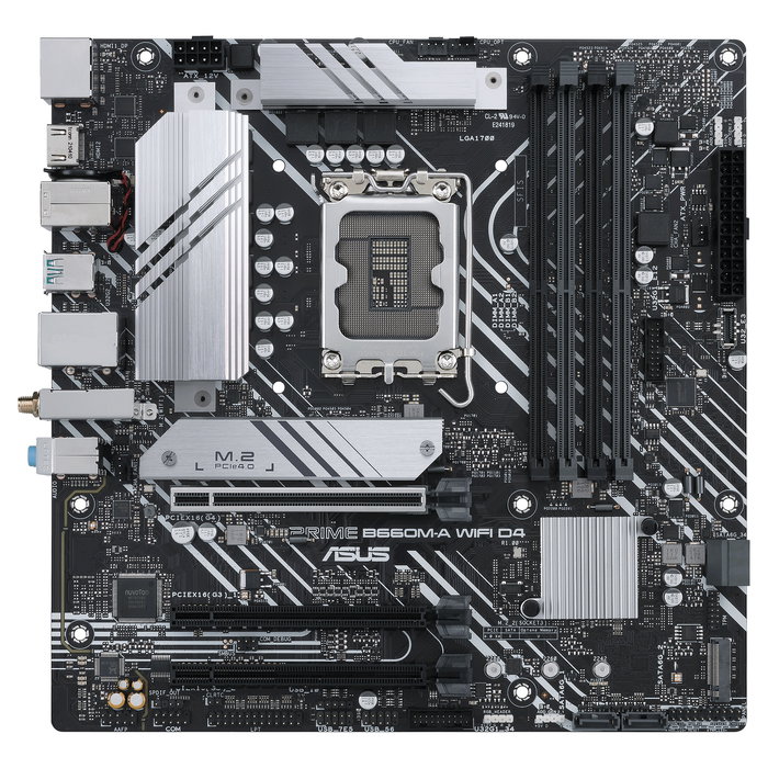 ASUS PRIME B660M-A WiFi D4 Placa Base micro ATX Intel B660 Socket LGA 1700 DDR4 Wi-Fi 6 Bluetooth 5.2