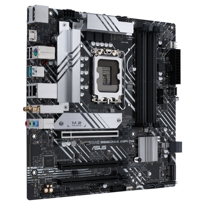 ASUS PRIME B660M-A WiFi D4 Placa Base micro ATX Intel B660 Socket LGA 1700 DDR4 Wi-Fi 6 Bluetooth 5.2