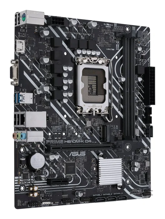 Asus Prime H610M-K D4 Micro ATX DDR4 LGA 1700 Asus Prime H610M-K D4 Micro ATX DDR4 LGA 1700