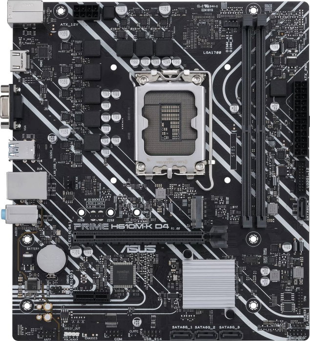 Asus PRIME H610M-K D4 Micro ATX DDR4 LGA 1700