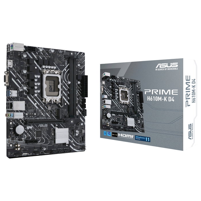 Asus PRIME H610M-K D4 Micro ATX DDR4 LGA 1700