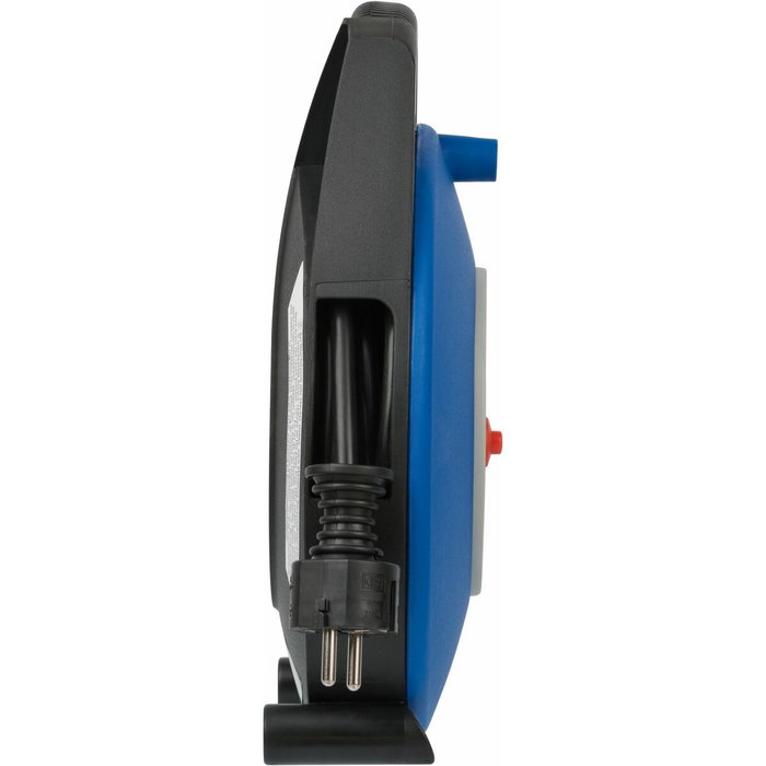Brennenstuhl Vario Line 4 Vías Tambor de Cable 5m Negro / Claro