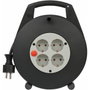 Brennenstuhl Vario Line 4 Vías Tambor de Cable 5m Negro / Claro