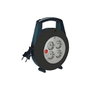 Brennenstuhl Tambor de cable Vario Line 4 tomas 5m Negro, Gris