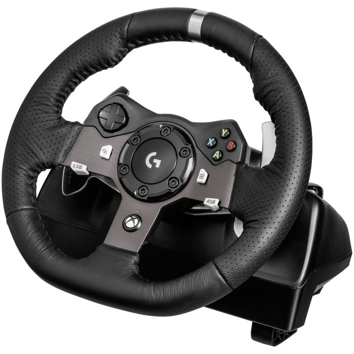 Logitech G920 Driving Force Volante de Carreras para Xbox One y PC, Negro Logitech G920 Driving Force Volante de Carreras para Xbox One y PC, Negro