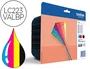 Brother LC223VALBP Pack de 4 Cartuchos de Tinta Original (Negro, Cian, Magenta, Amarillo)