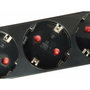 Equip 333281 Regleta de 4 salidas AC, Negro