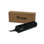 Equip 333281 Regleta de 4 salidas AC, Negro