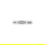 Apple MJ1L2ZM/A - Hub USB con puertos VGA, USB-A y USB-C de color blanco