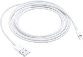 Apple Cable USB-A a Lightning de 2 m Blanco (MD819ZM/A) manueverable