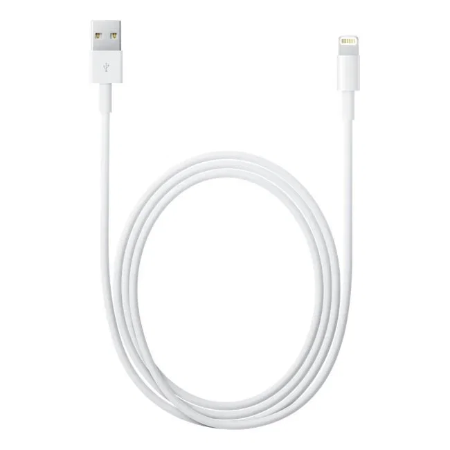 Apple Cable Lightning a USB 2m Blanco - Compatible con iPhone, iPad, iPod - MD819ZM/A