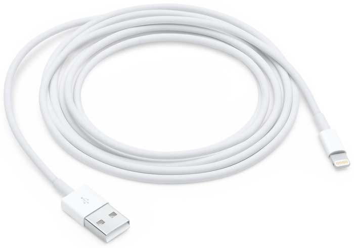 Apple Cable USB-A a Lightning de 2 m Blanco MD819ZM/A