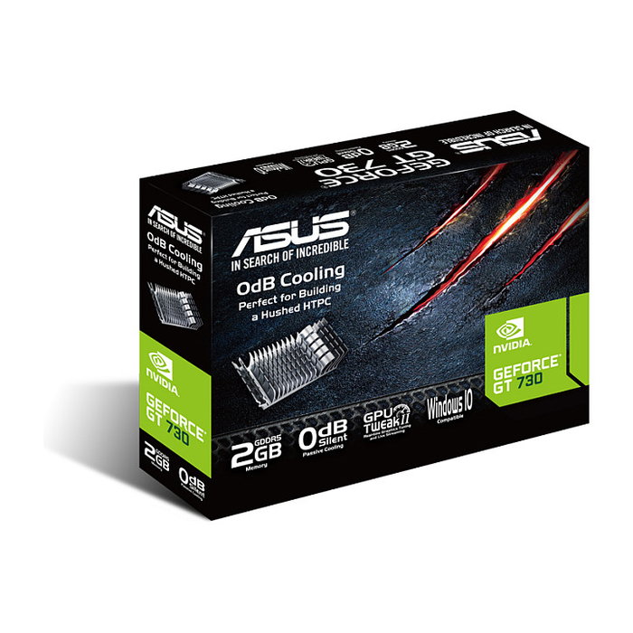 Asus GeForce GT 730 2 GB GDDR5 Low-Profile Asus GeForce GT 730 2 GB GDDR5 Low-Profile