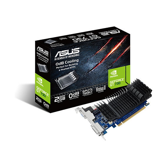Asus GeForce GT 730 2 GB GDDR5 Low-Profile Asus GeForce GT 730 2 GB GDDR5 Low-Profile