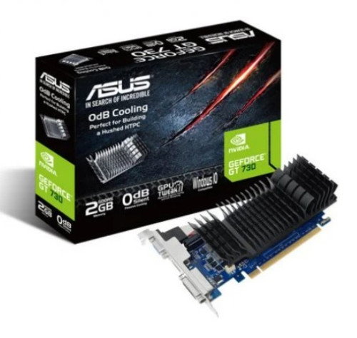 Asus GeForce GT 730 2 GB GDDR5 Low-Profile Asus GeForce GT 730 2 GB GDDR5 Low-Profile