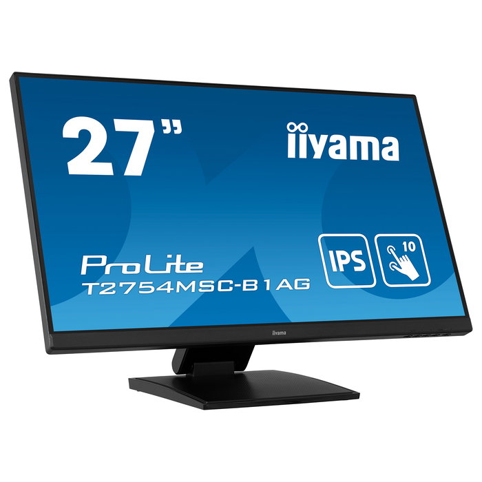 iiyama ProLite T2754MSC-B1AG 68,6cm/27'' 1920x1080 FHD IPS Touch 4ms 60Hz HDMI VGA USB VESA Speaker Negro