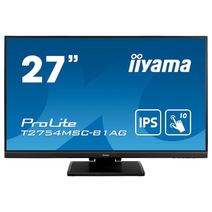 iiyama ProLite T2754MSC-B1AG 68,6cm/27'' 1920x1080 FHD IPS Touch 4ms 60Hz HDMI VGA USB VESA Speaker Negro