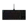 Logitech G Pro 920-010593 Teclado Gaming Mecánico Tenkeyless (TKL) USB Negro con Retroiluminación RGB, Interruptores GX Blue Clicky y Diseño QWERTY Español