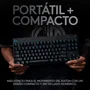 Logitech G Pro 920-010593 Teclado Gaming Mecánico Tenkeyless (TKL) USB Negro con Retroiluminación RGB, Interruptores GX Blue Clicky y Diseño QWERTY Español