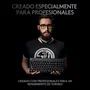 Logitech G Pro 920-010593 Teclado Gaming Mecánico Tenkeyless (TKL) USB Negro con Retroiluminación RGB, Interruptores GX Blue Clicky y Diseño QWERTY Español